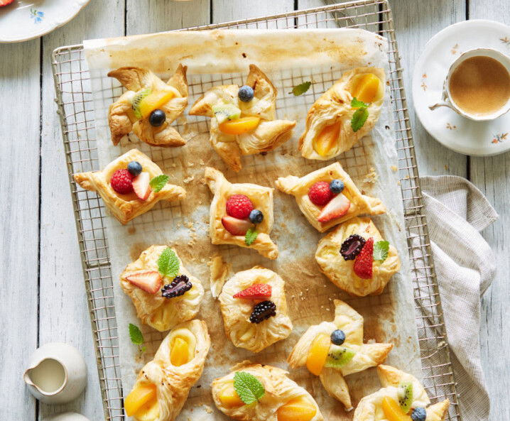 Süße Blätterteigtaschen