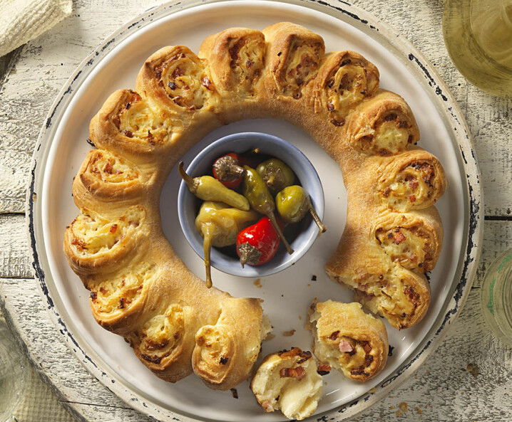 Pizzakranz nach Elsässer Art - Rezept Tante Fanny