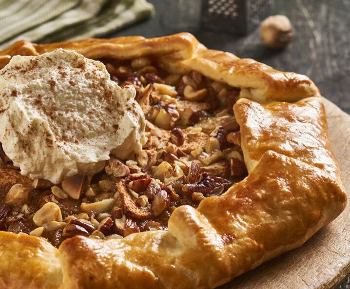 Apfelgalette mit Eis - Rezept Tante Fanny