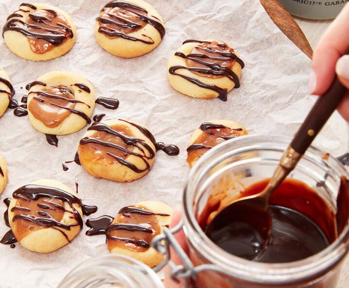 Toffee Kekse Butter-Mürbteig