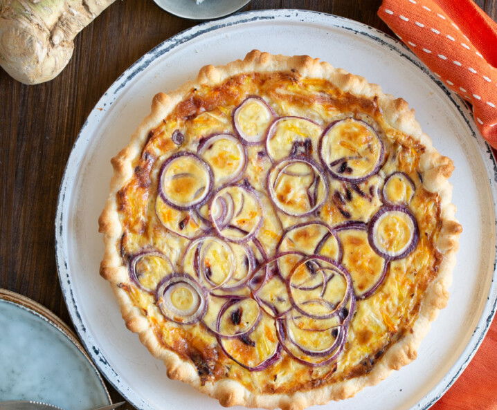 Quiche mit Wurzelgemüse