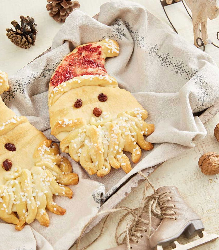 Süßer Nikolaus Germteig - Hefe-Nikolaus backen