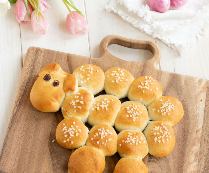 Osterlamm Hefeteig - Rezept Tante Fanny