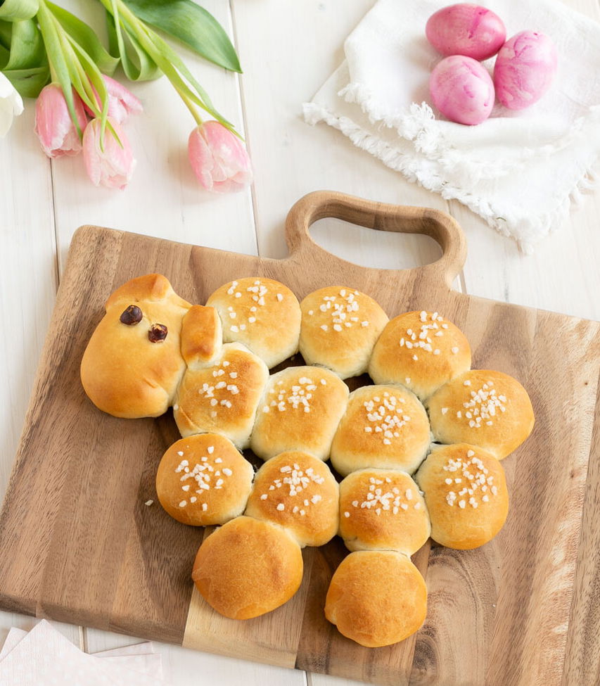 Osterlamm Hefeteig - Rezept Tante Fanny