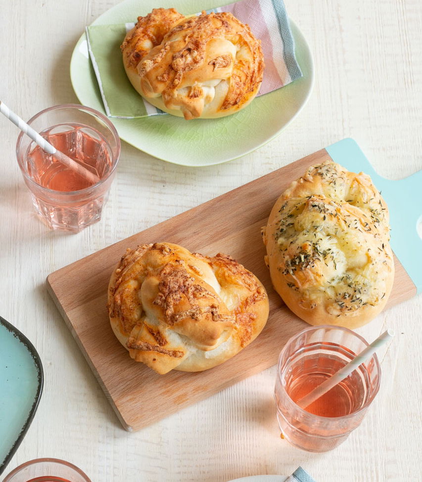 Pizzabrezel mit Käse Rezept - Tante Fanny