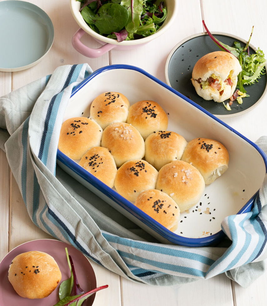 Pizzabällchen mit Wirsing und Speck