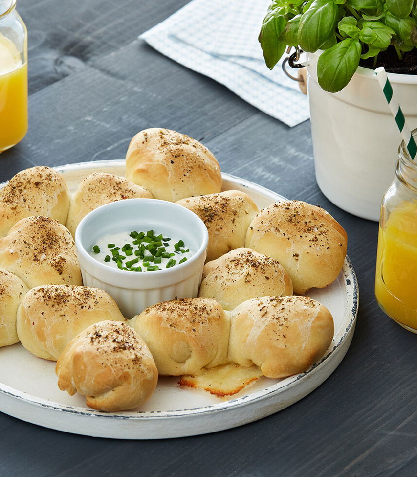 Pizzabällchen-Kranz - Rezept Tante Fanny