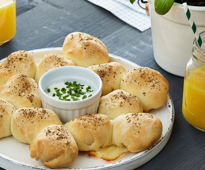 Pizzabällchen-Kranz - Rezept Tante Fanny