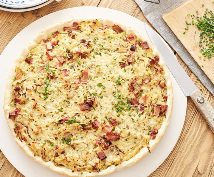 Sauerkraut-Quiche Rezept - Tante Fanny