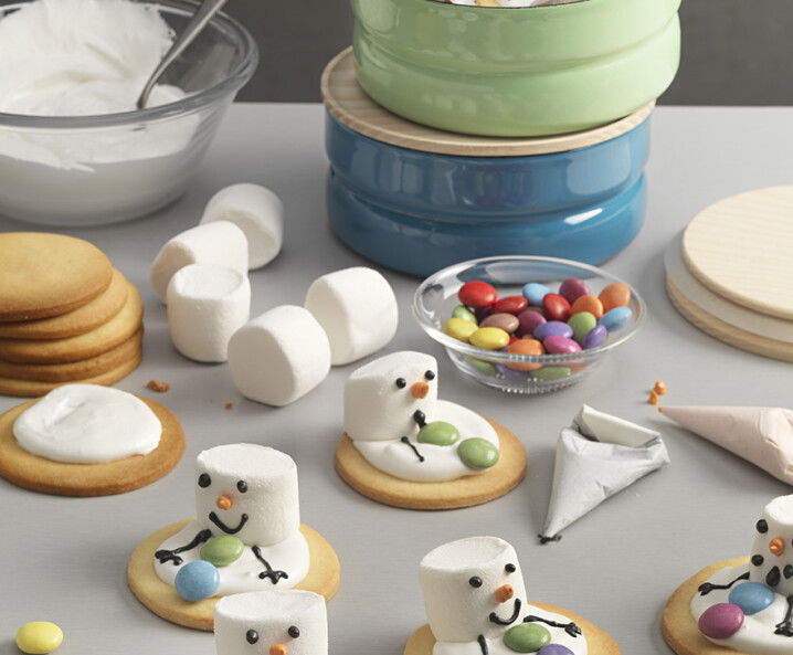 Schneemannkekse Rezept