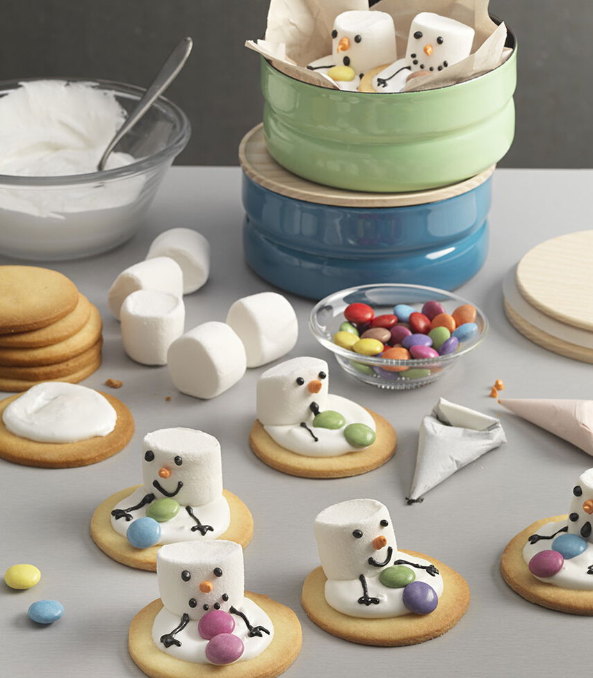 Schneemannkekse Rezept