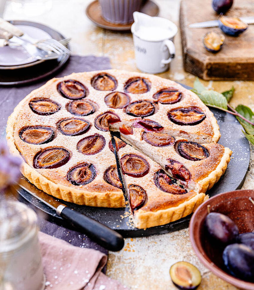 Zwetschken-Nuss-Tarte