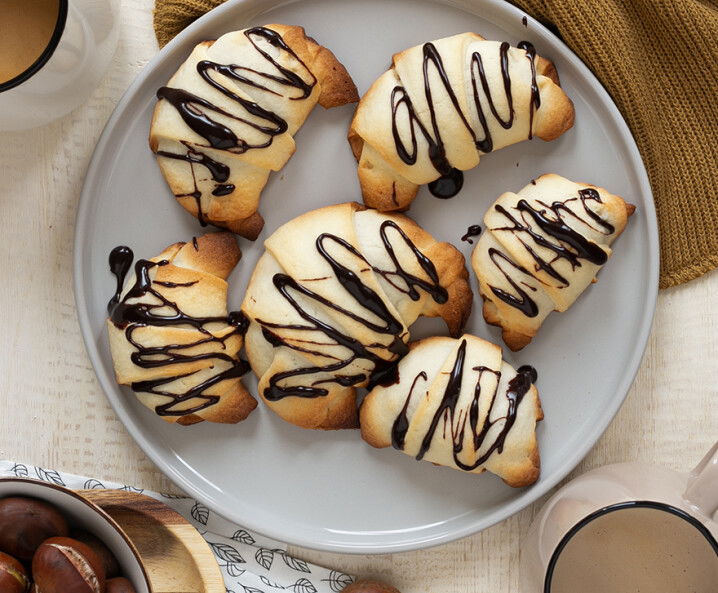 Mürbteig-Maronikipferl -Rezept