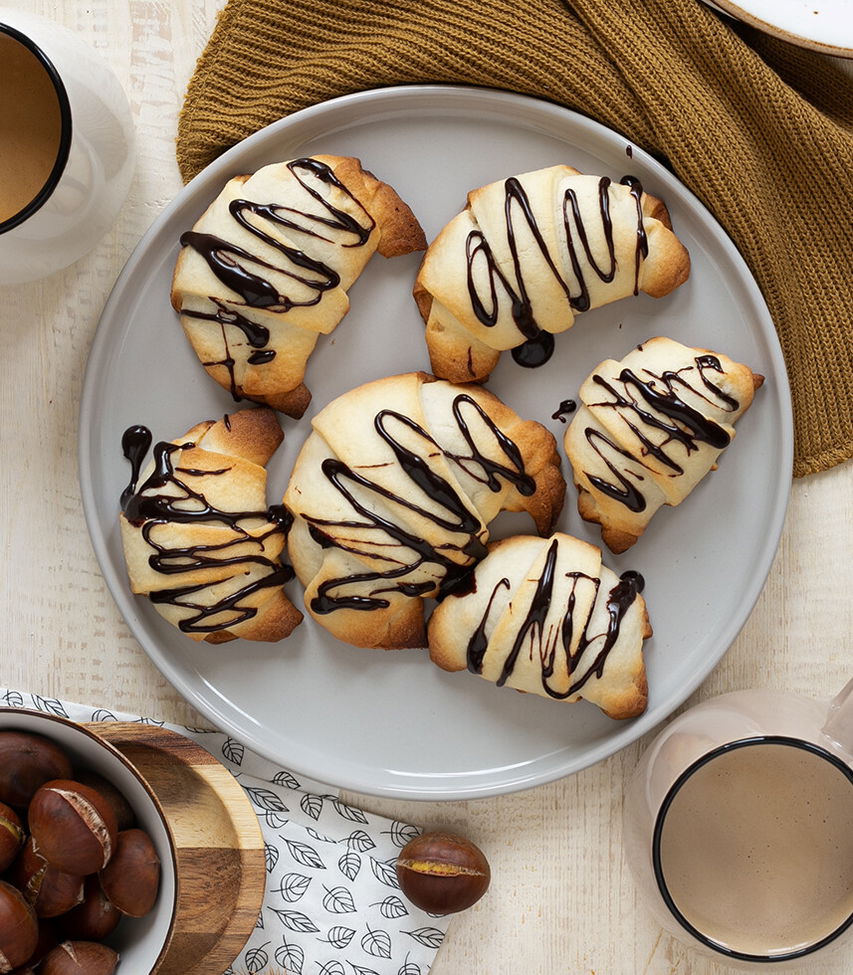 Mürbteig-Maronikipferl -Rezept