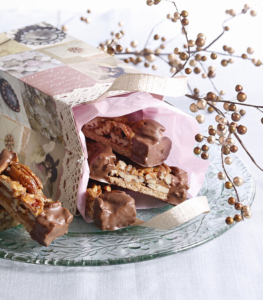 Pekan-Nussecken - einfaches Rezept