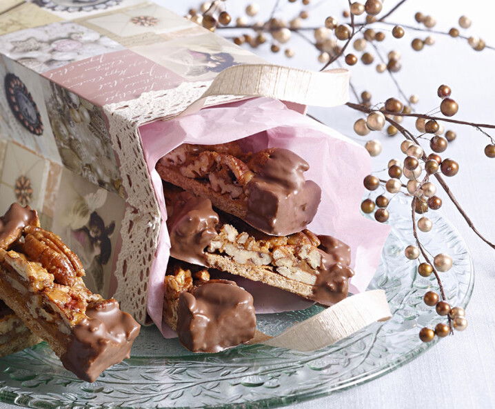 Pekan-Nussecken - einfaches Rezept