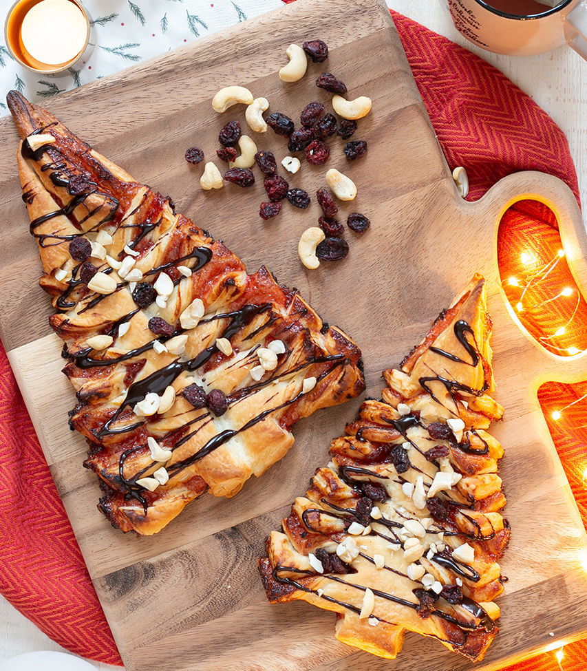 Blätterteig-Tannenbäume -Rezept