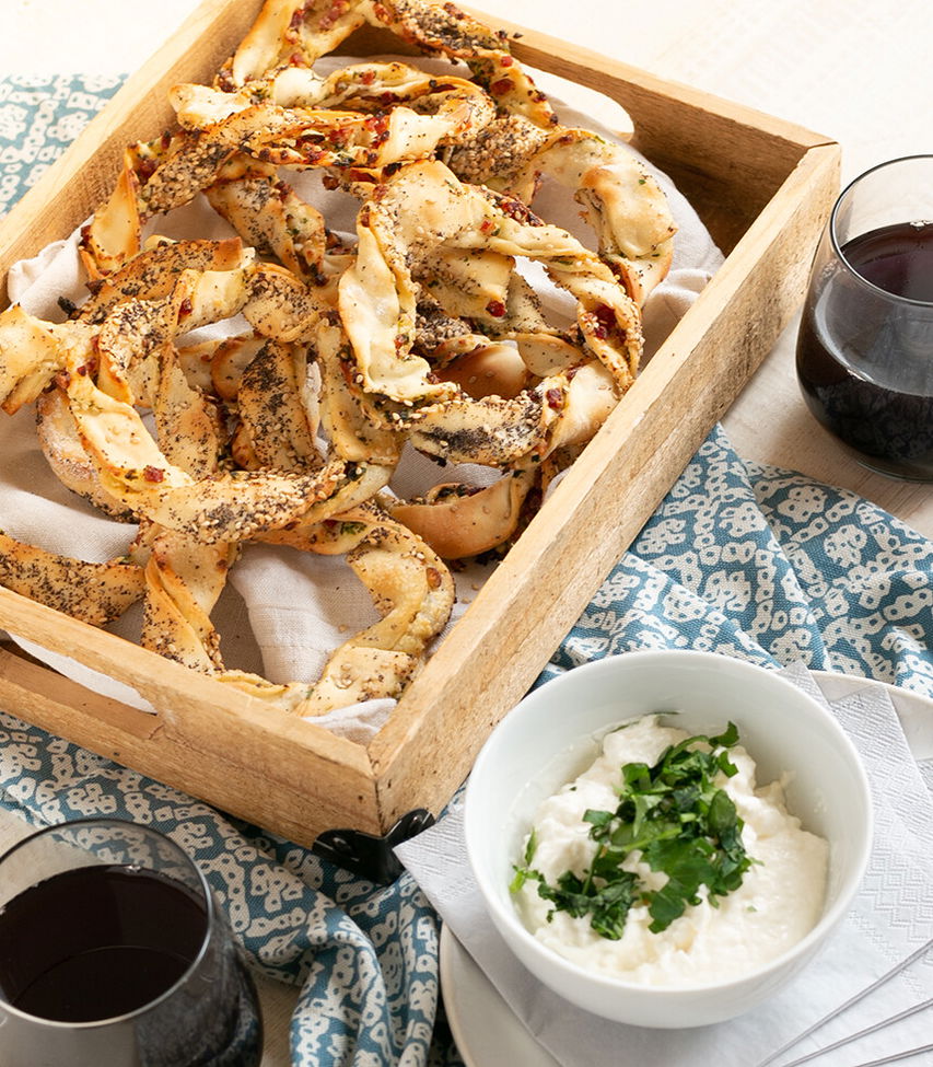 Flammkuchenringe - Flammkuchen mal anders