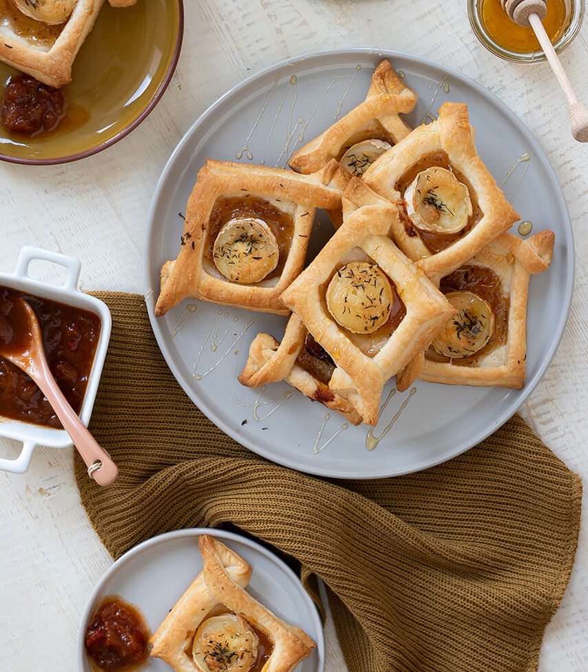 Ziegenkäsetaler mit Chutney - Rezept