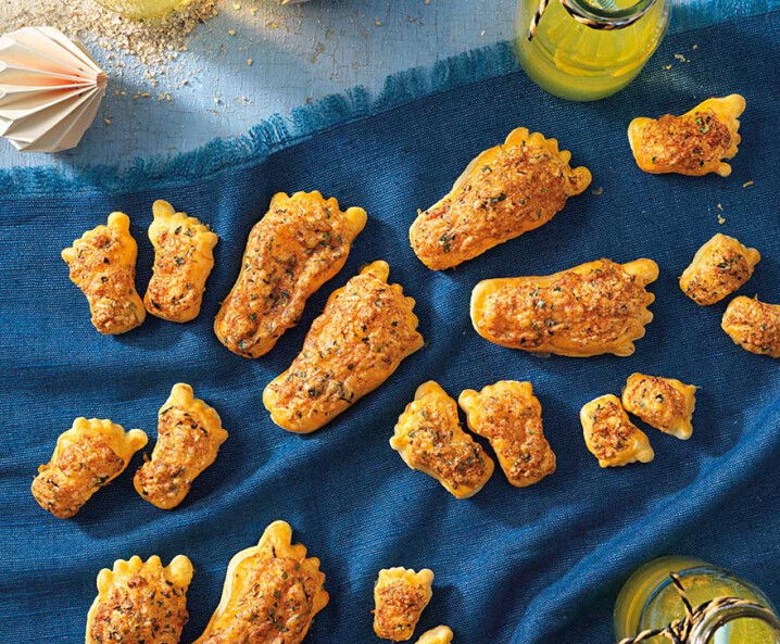 Käsefüße aus Blätterteig - Rezept