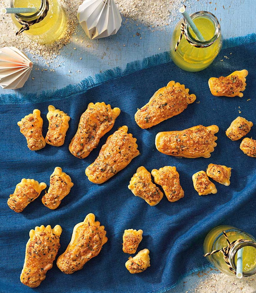 Käsefüße aus Blätterteig - Rezept