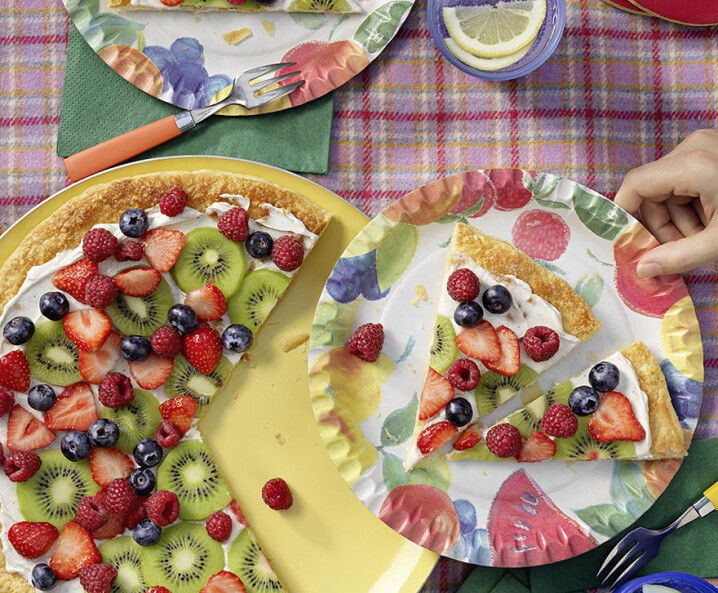 Süße Obst-Pizza - einfaches Rezept