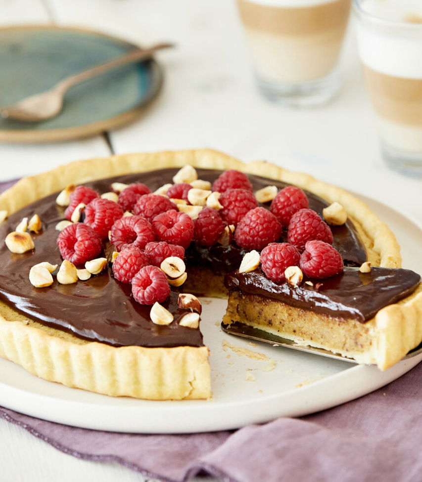 Schokotarte-mit-Nussfuellung - Tante Fanny