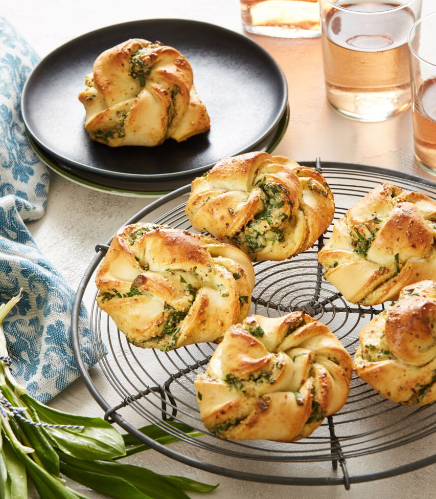 Schnelle Bärlauch-Knoten - Bärlauch Rezept