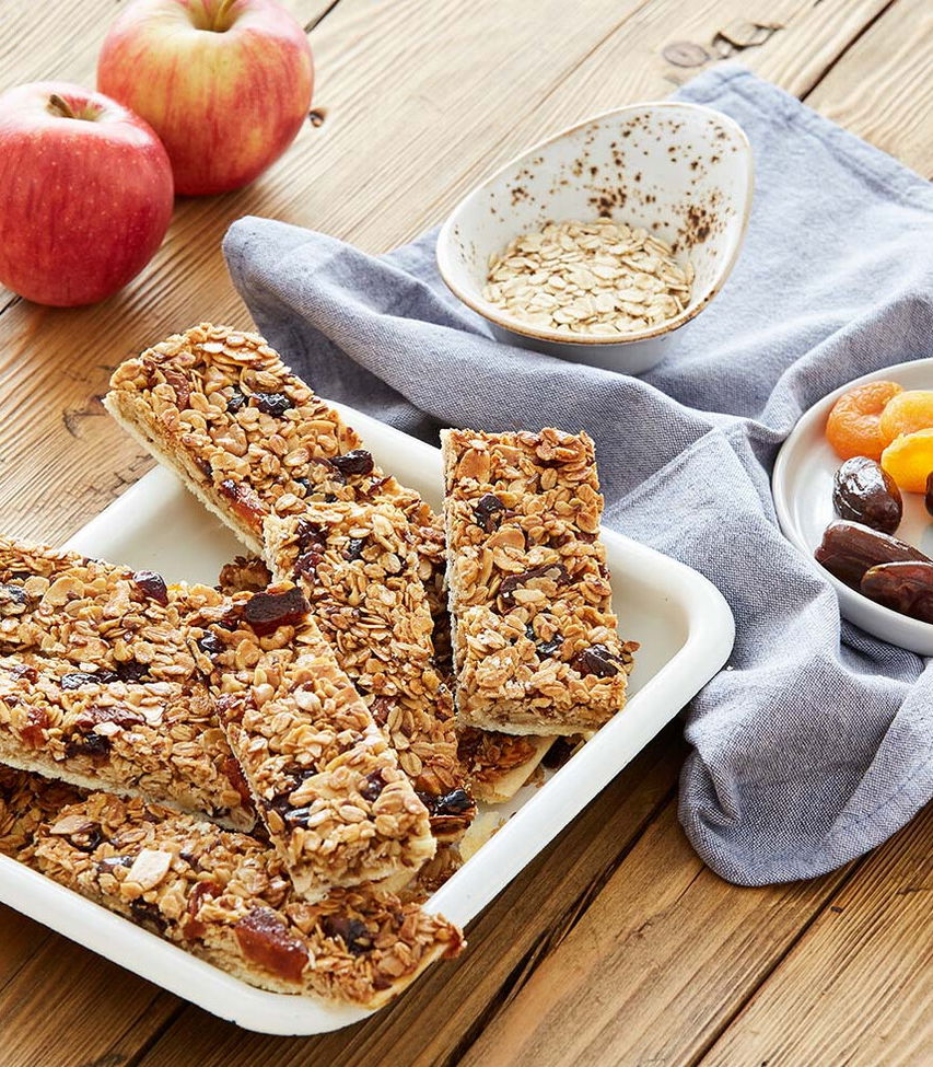 Haferflocken Müsliriegel Rezept - Tante Fanny
