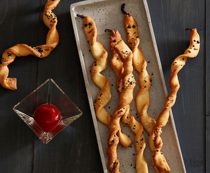 Pizza Schlangen - Halloween Rezept