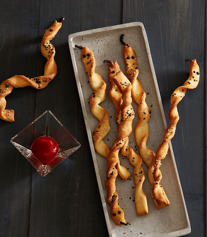 Pizza Schlangen - Halloween Rezept