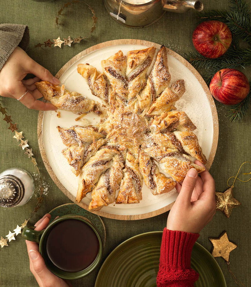 Bratapfelstern - Blätterteigstern Rezept