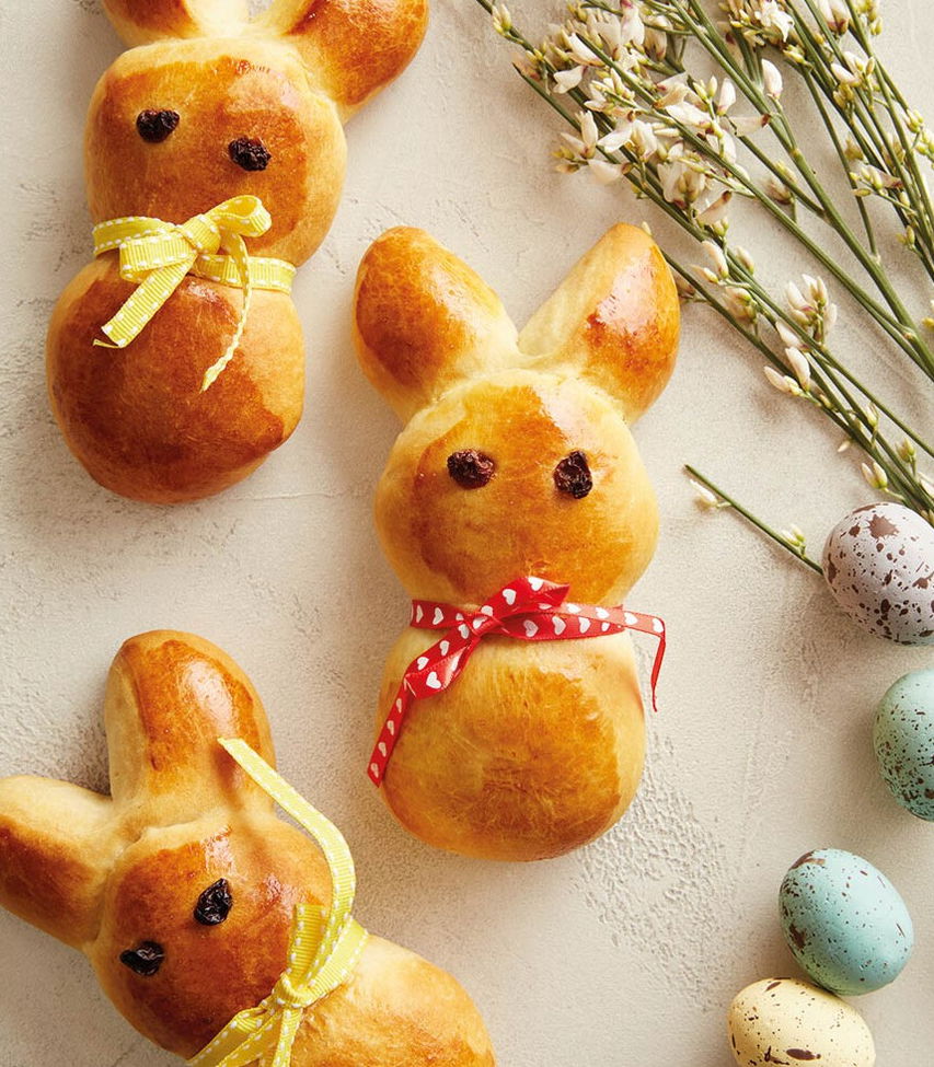 Hefeteig-Hasen - Hefeteig-Häschen Rezept