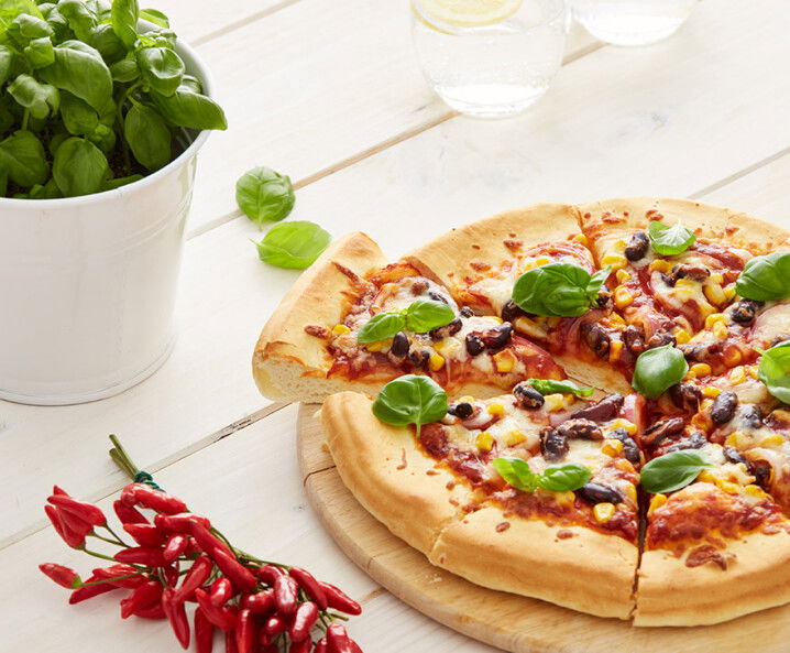Tex-Mex Pizza - einfaches Rezept