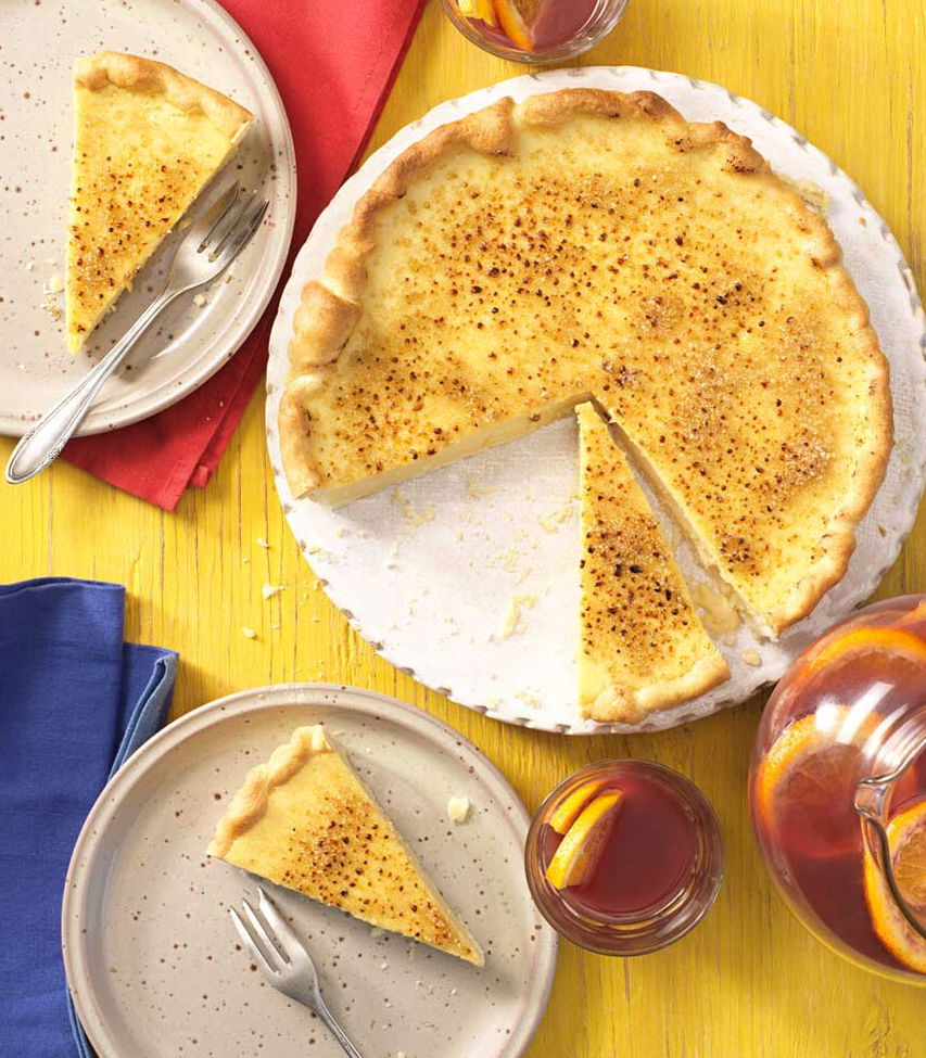 Crema Catalana Tarte - spanische Nachspeise