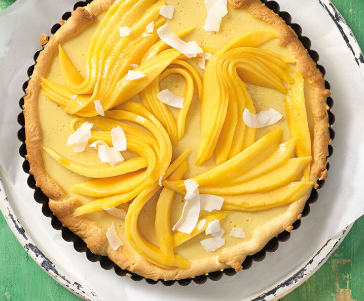 Thailändische Kokos-Mango Tarte - Rezept