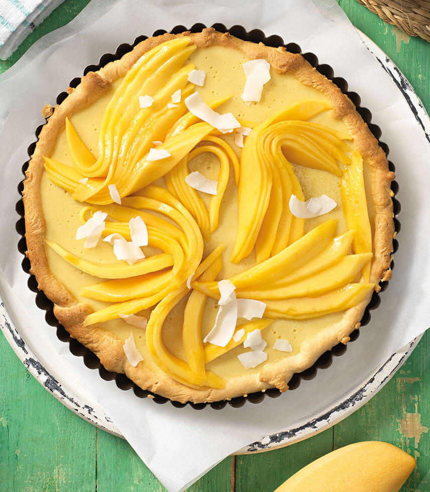 Thailändische Kokos-Mango Tarte - Rezept