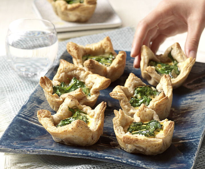 Blätterteigmuffins mit Mangold - Rezept Tante Fanny