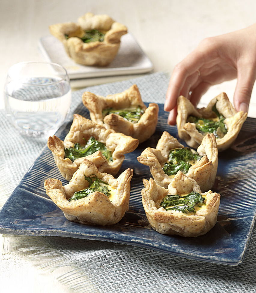 Blätterteigmuffins mit Mangold - Rezept Tante Fanny