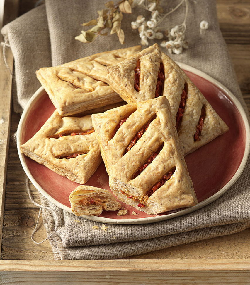 Vegane Pestotaschen - einfaches Rezept