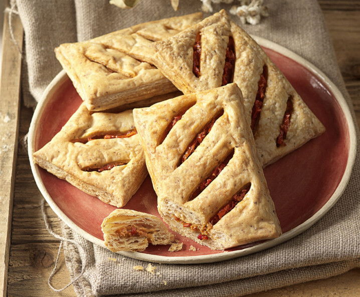 Vegane Pestotaschen - einfaches Rezept