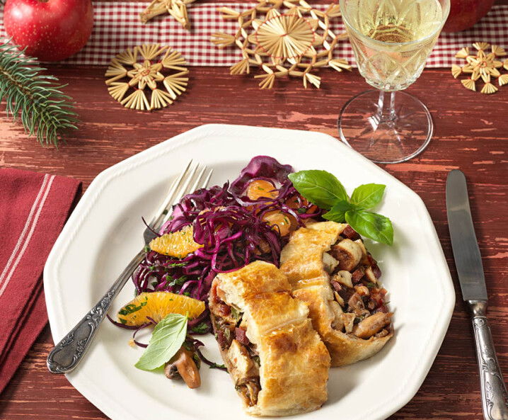 Veganer Weihnachtsbraten - einfaches Rezept