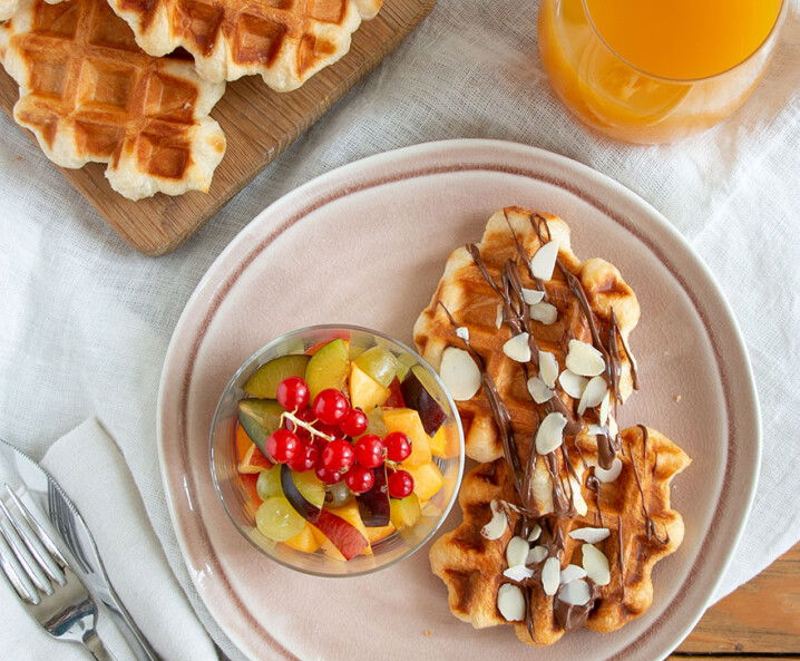 süße Croffles aus dem Waffeleisen