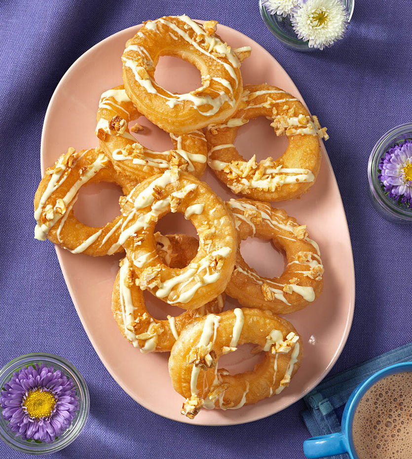 Vegane Knusper-Schoko-Cronuts