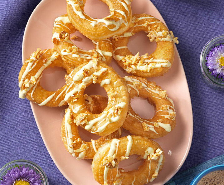 Vegane Knusper-Schoko-Cronuts