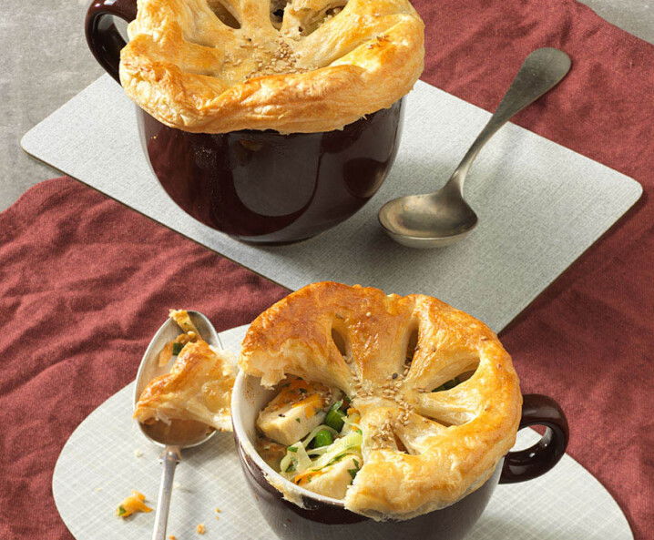 Mini Chicken Pot Pies Rezept