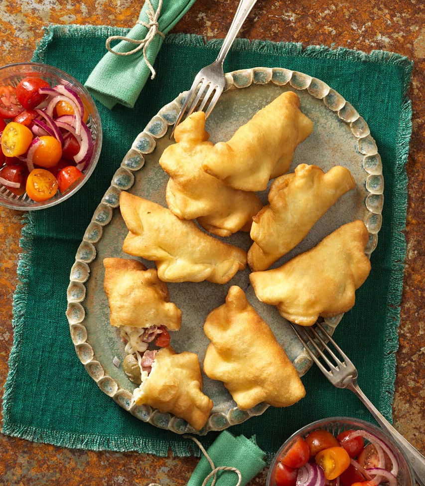 Frittierte Panzerotti - italienische Teigtaschen - Rezept