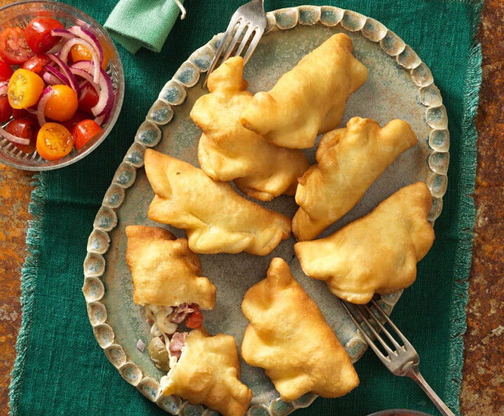 Frittierte Panzerotti - italienische Teigtaschen - Rezept