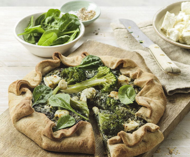 Grüne Galette mit Gemüse - Tante Fanny