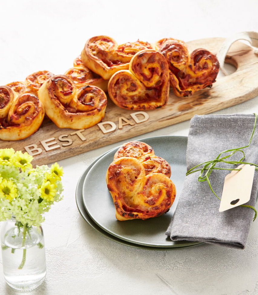 Pizza-Herzen - einfaches Rezept